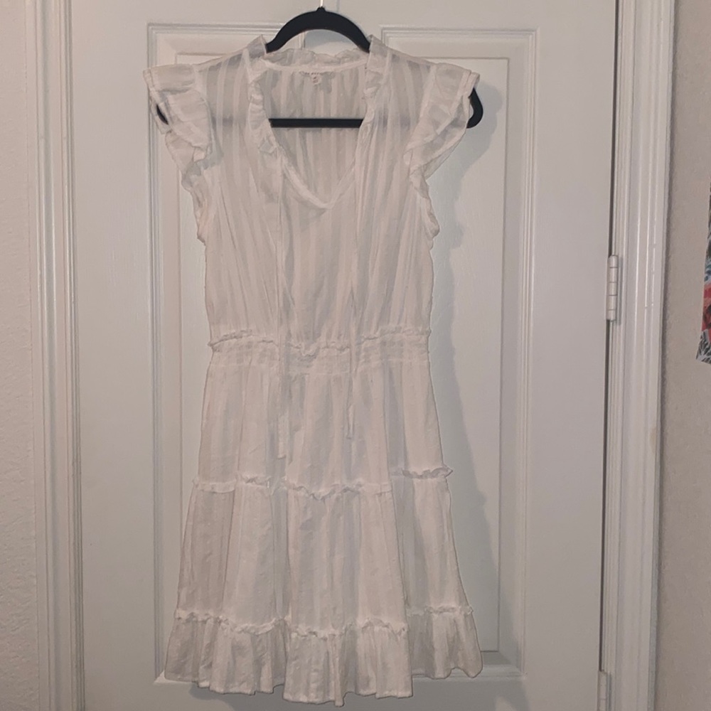 blu pepper - white short dress